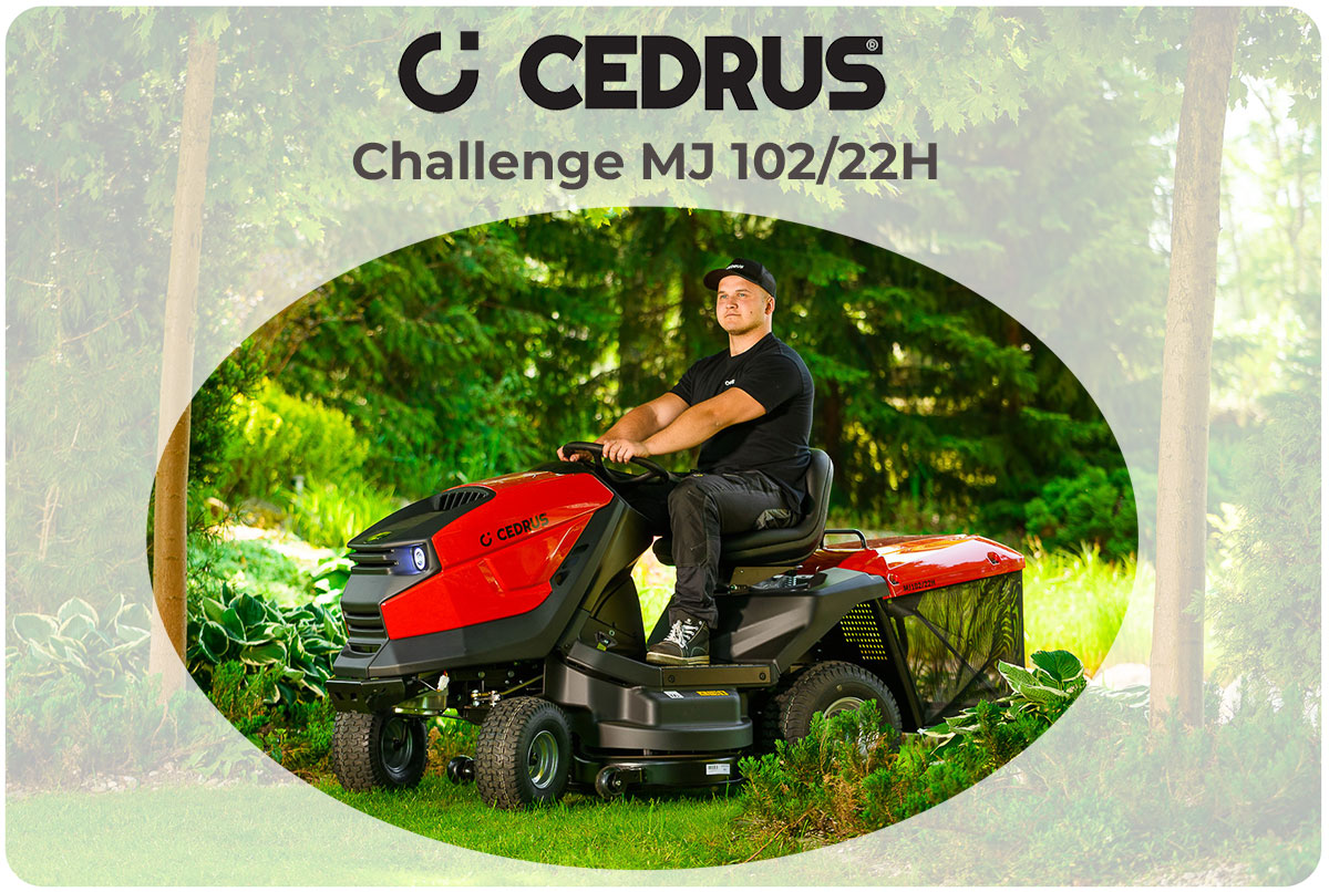 Traktorek ogrodowy Cedrus Challenge MJ 102/22H